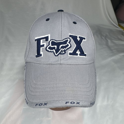 Fox racing gray blue baseball - fox,