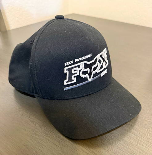 Fox racing black snapback cap - fox,